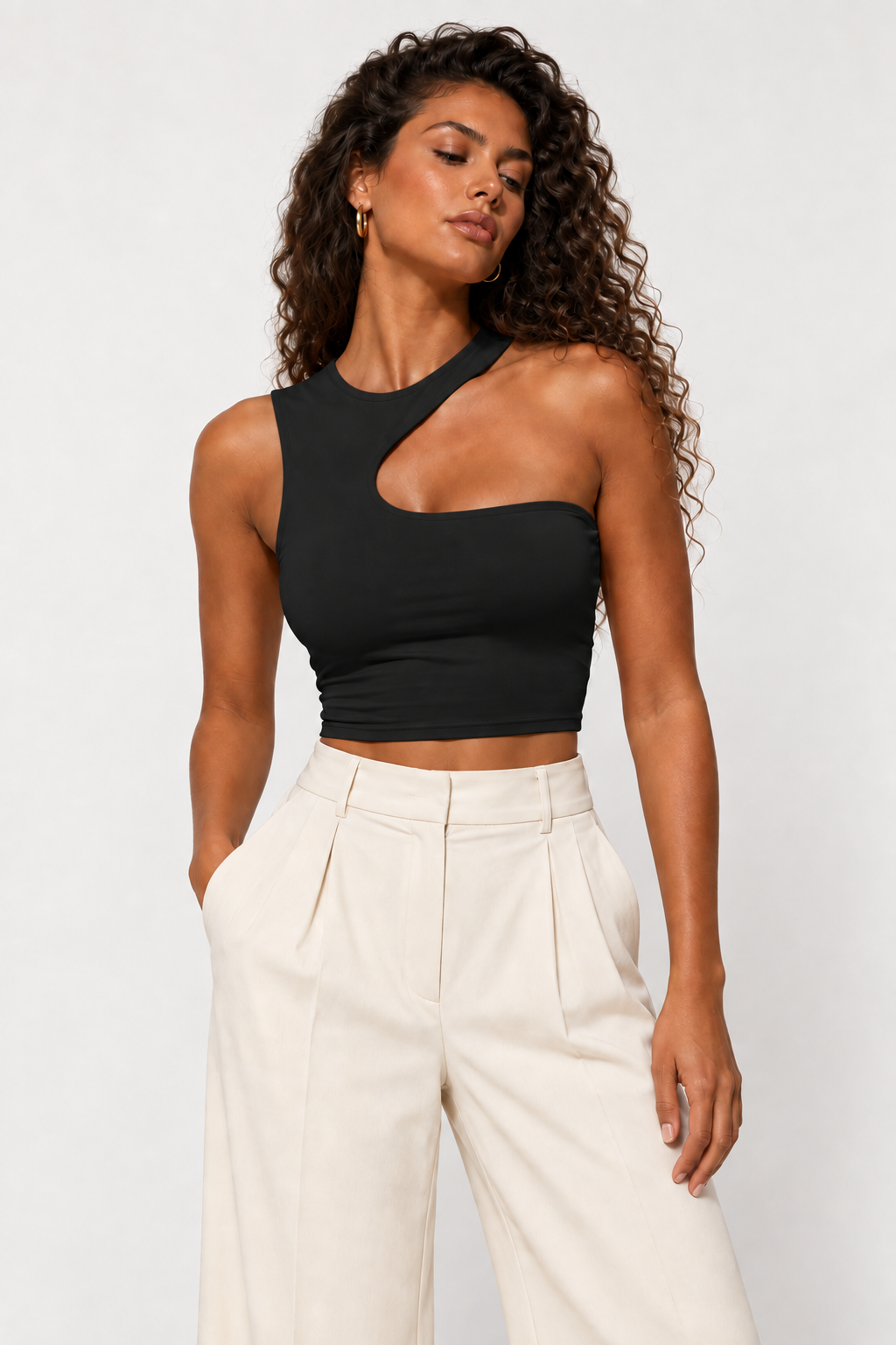 Top Asymmetric Cut