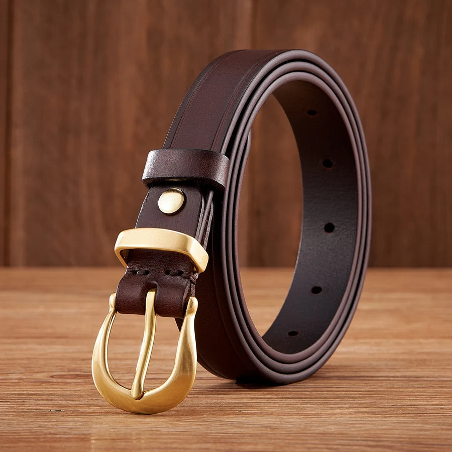 Alessandro Full-Grain Leather Belt