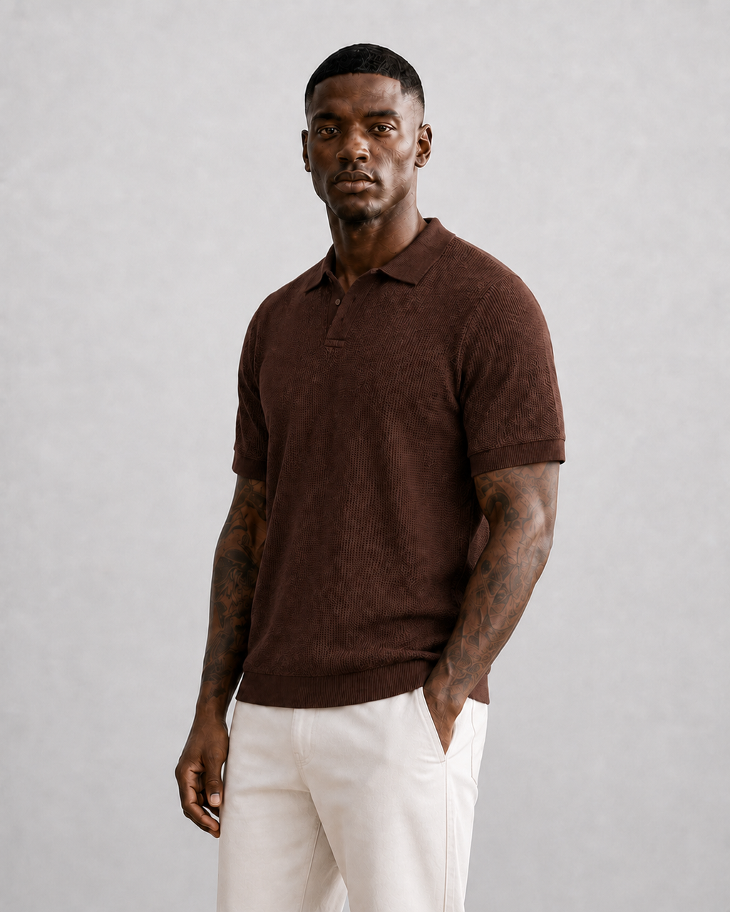 Osvaldo Textured Polo Shirt