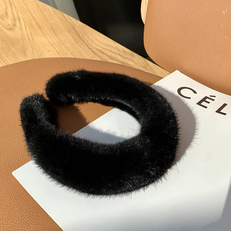 Diadema de piel sintética