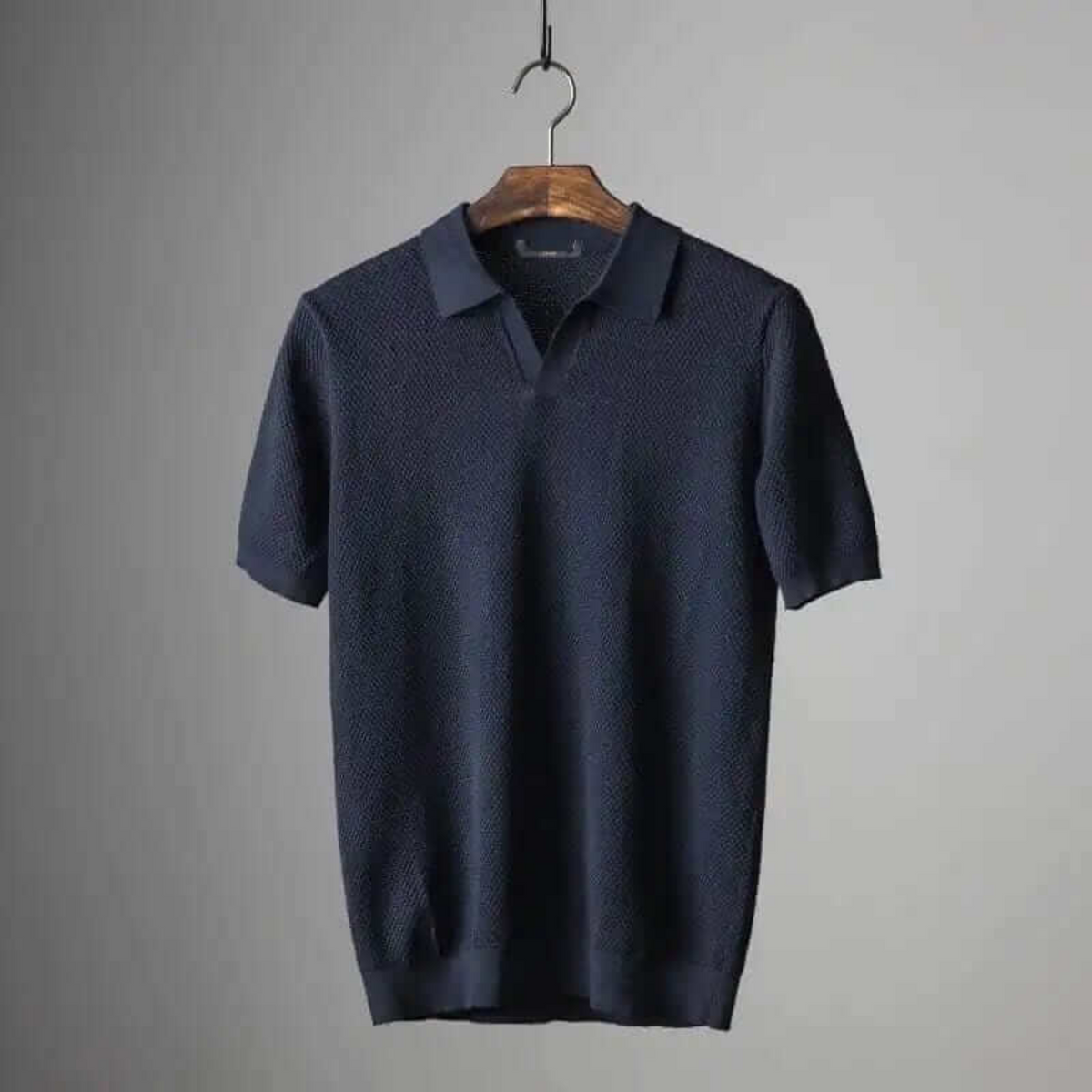 Wesley Waffle Knit Polo