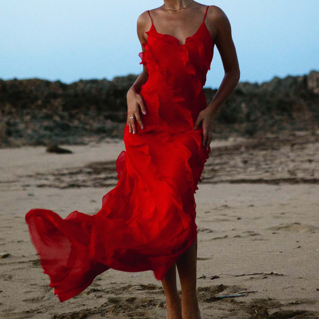 Elegante vestido largo
