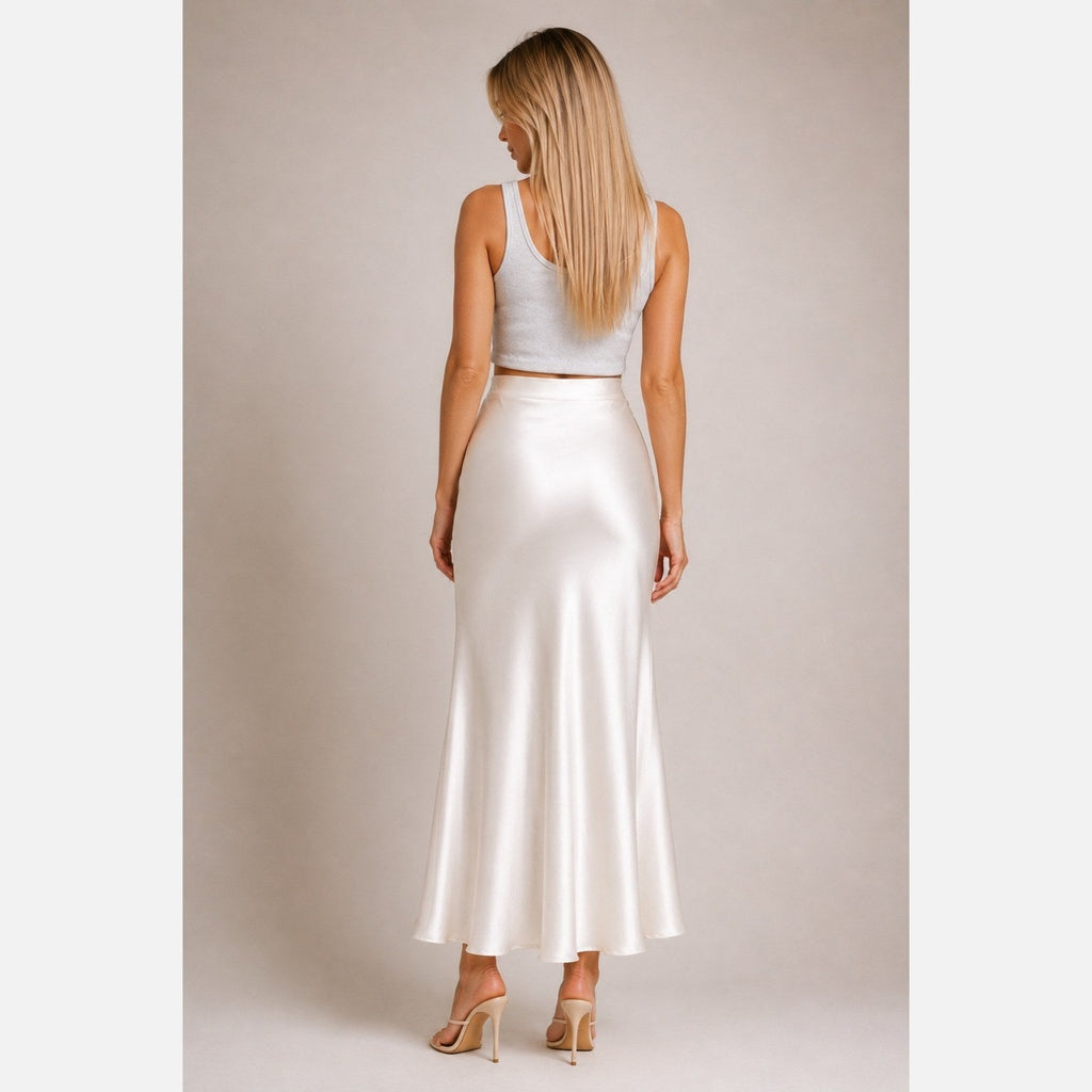Daisy Long Satin Skirt