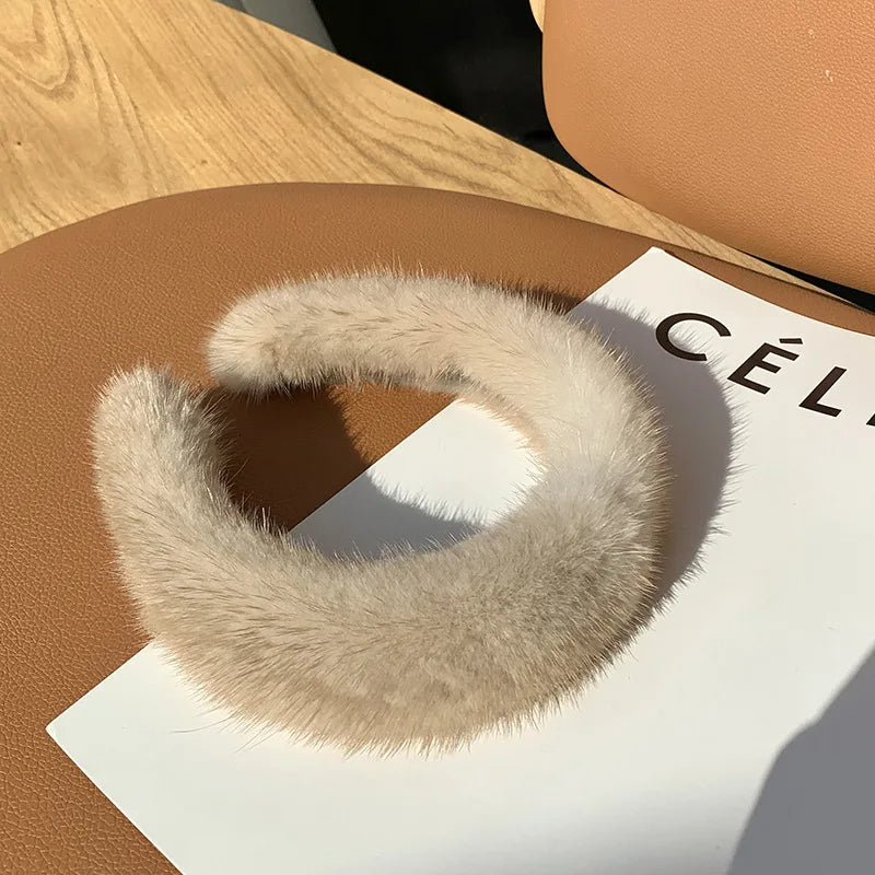 Diadema de piel sintética