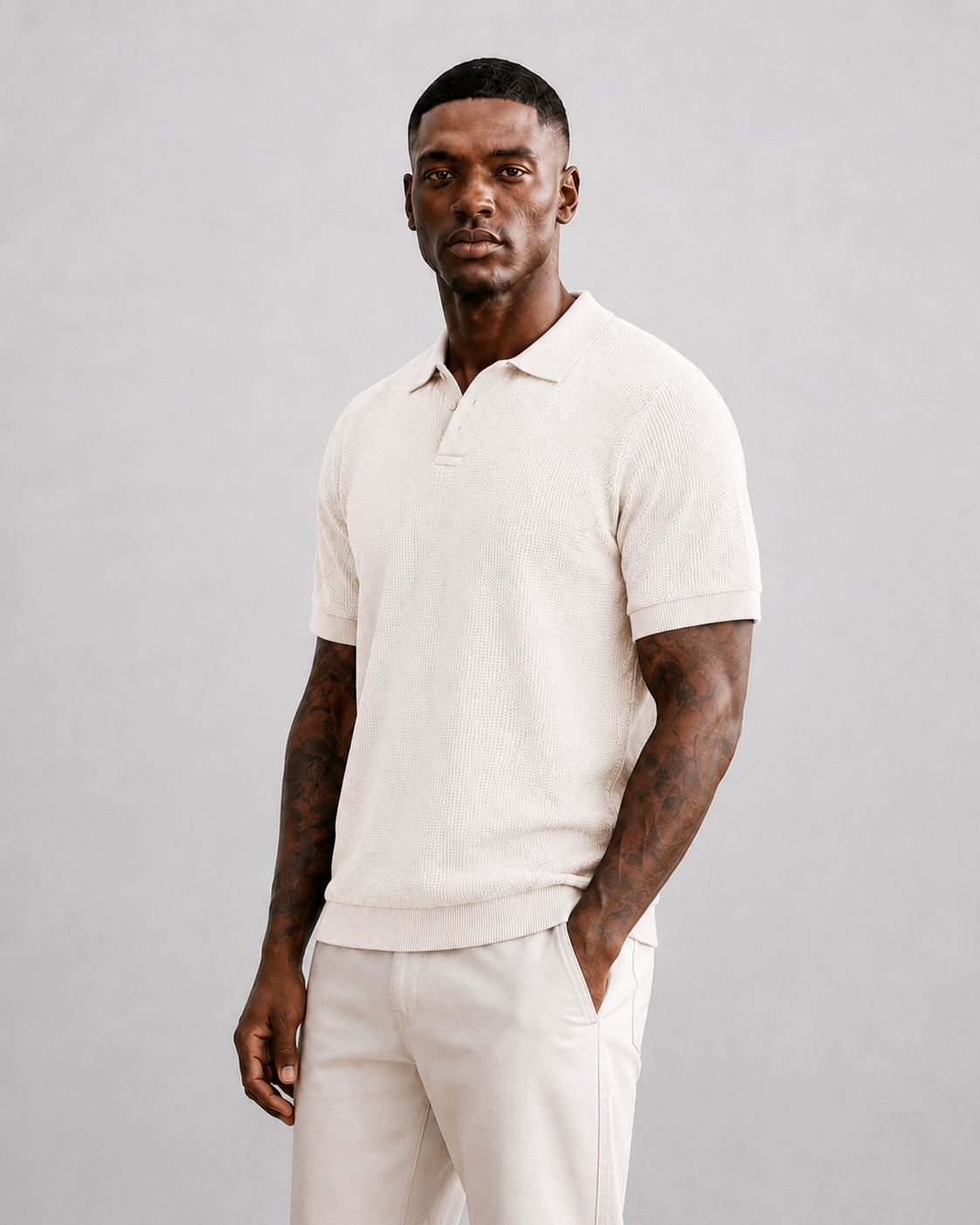 Osvaldo Textured Polo Shirt