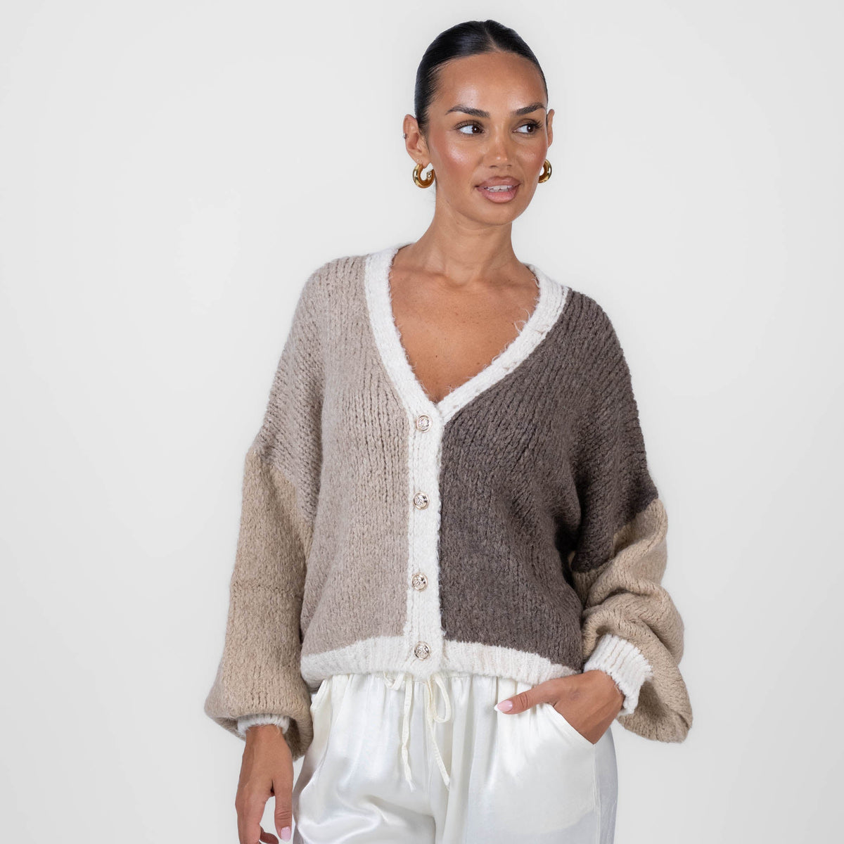 Cárdigan Oversize Pastel Velvet
