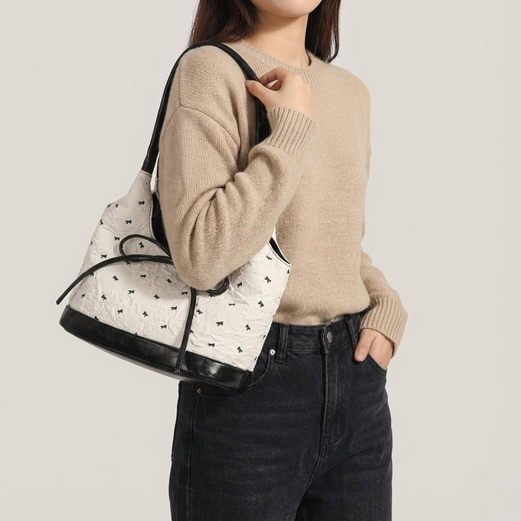 Romilda | Bolso tote acolchado