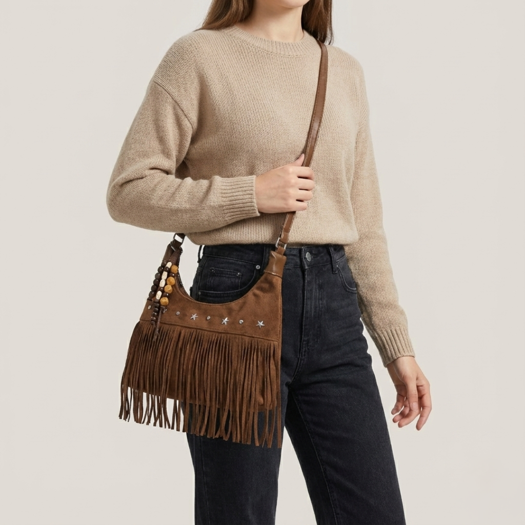 Rosalinda | Bolso de mano con flecos
