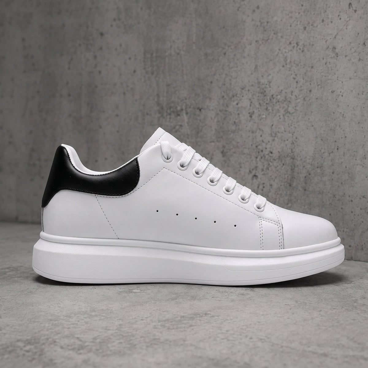 Zapatilla Blanca +8 cm