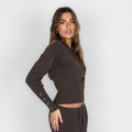 Conjunto de cárdigan de punto y pantalones Lidia