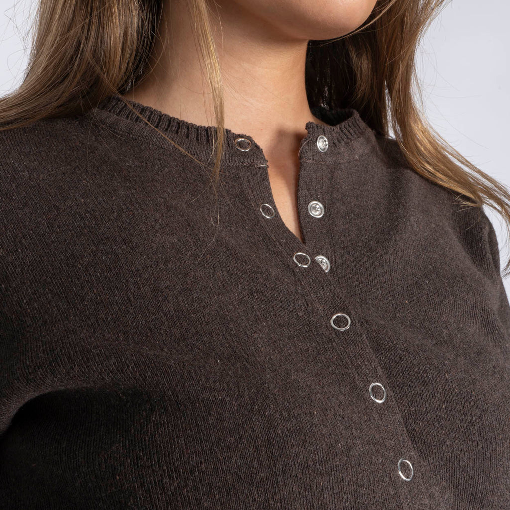 Conjunto de cárdigan de punto y pantalones Lidia