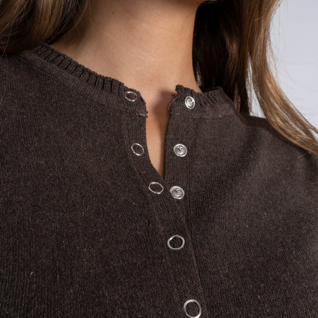 Conjunto de cárdigan de punto y pantalones Lidia