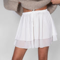 Vega Ruffled Skirt-Pants
