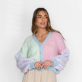 Cárdigan Oversize Pastel Velvet