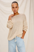 EVANGELINE SWEATER - NATURAL