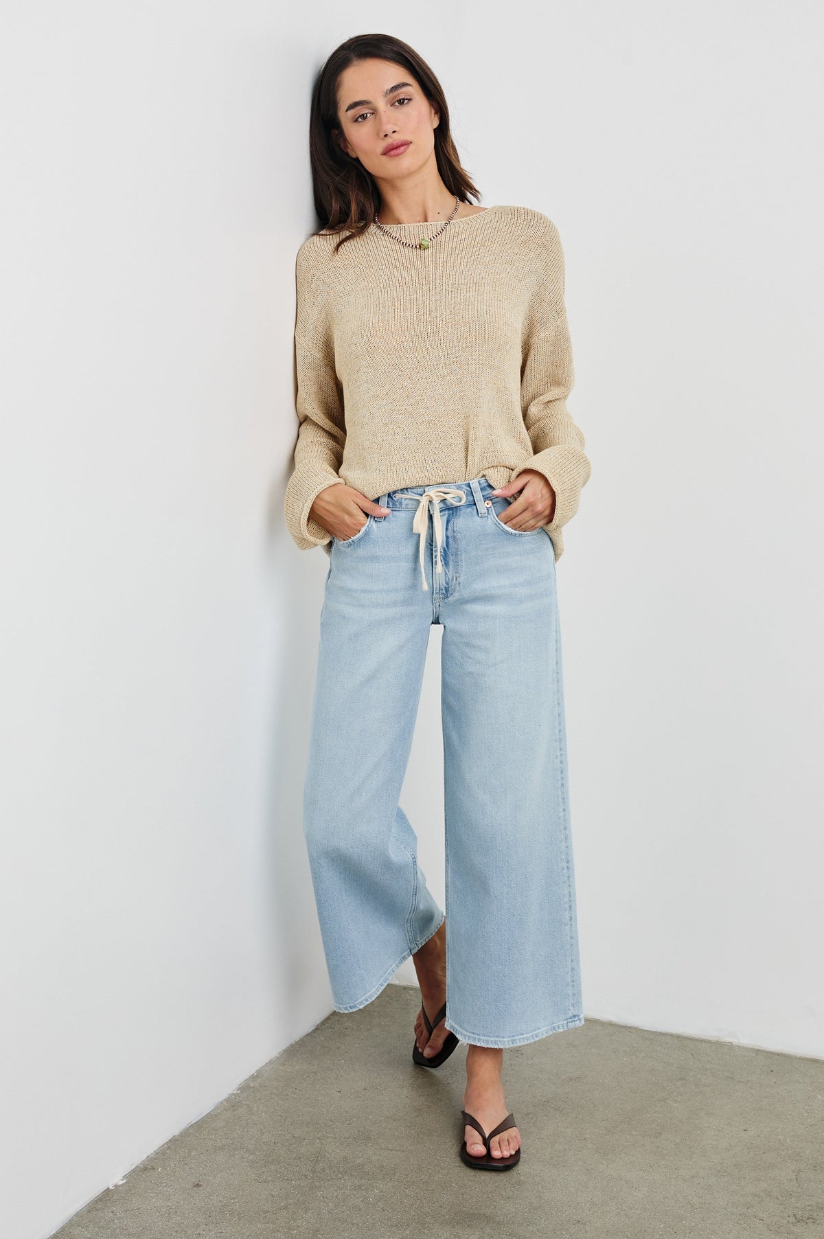 EVANGELINE SWEATER - NATURAL