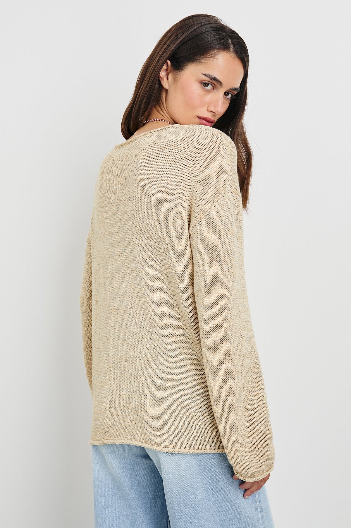 EVANGELINE SWEATER - NATURAL
