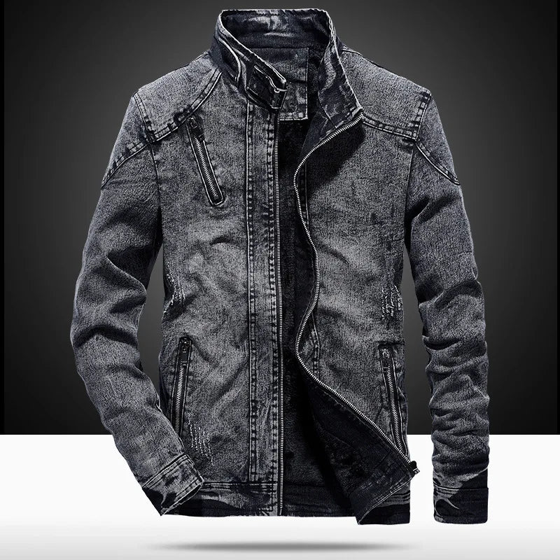 Chaqueta bomber de mezclilla Ryder