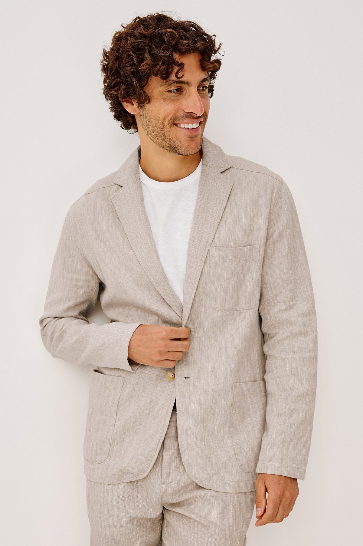 HARRIS BLAZER - SAND DUNE
