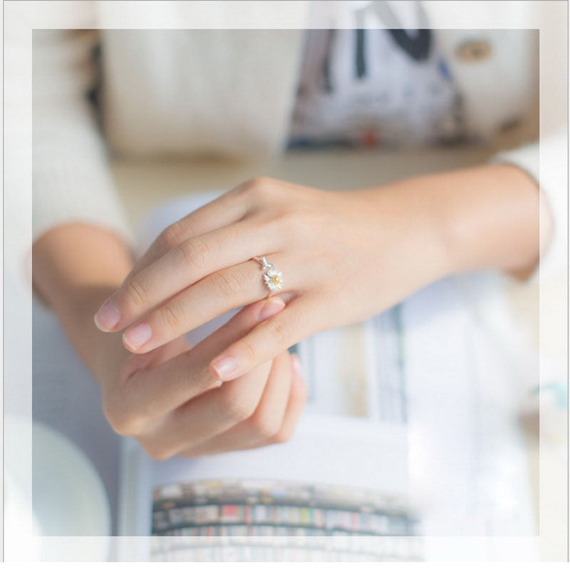 Anillo de Flor Margarita