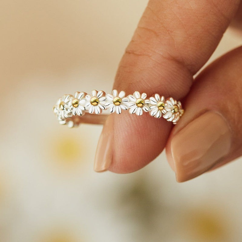 Anillo de Flor Margarita