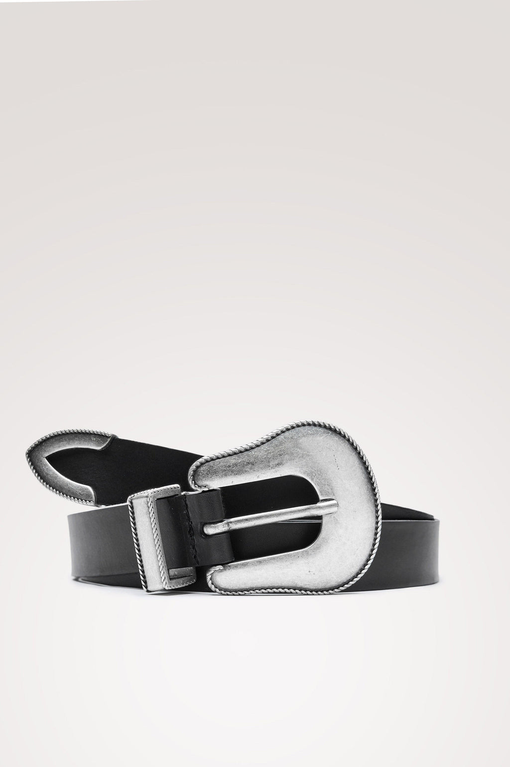 NASHVILLE BELT  - BLACK SILVER