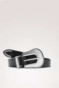 NASHVILLE BELT  - BLACK SILVER