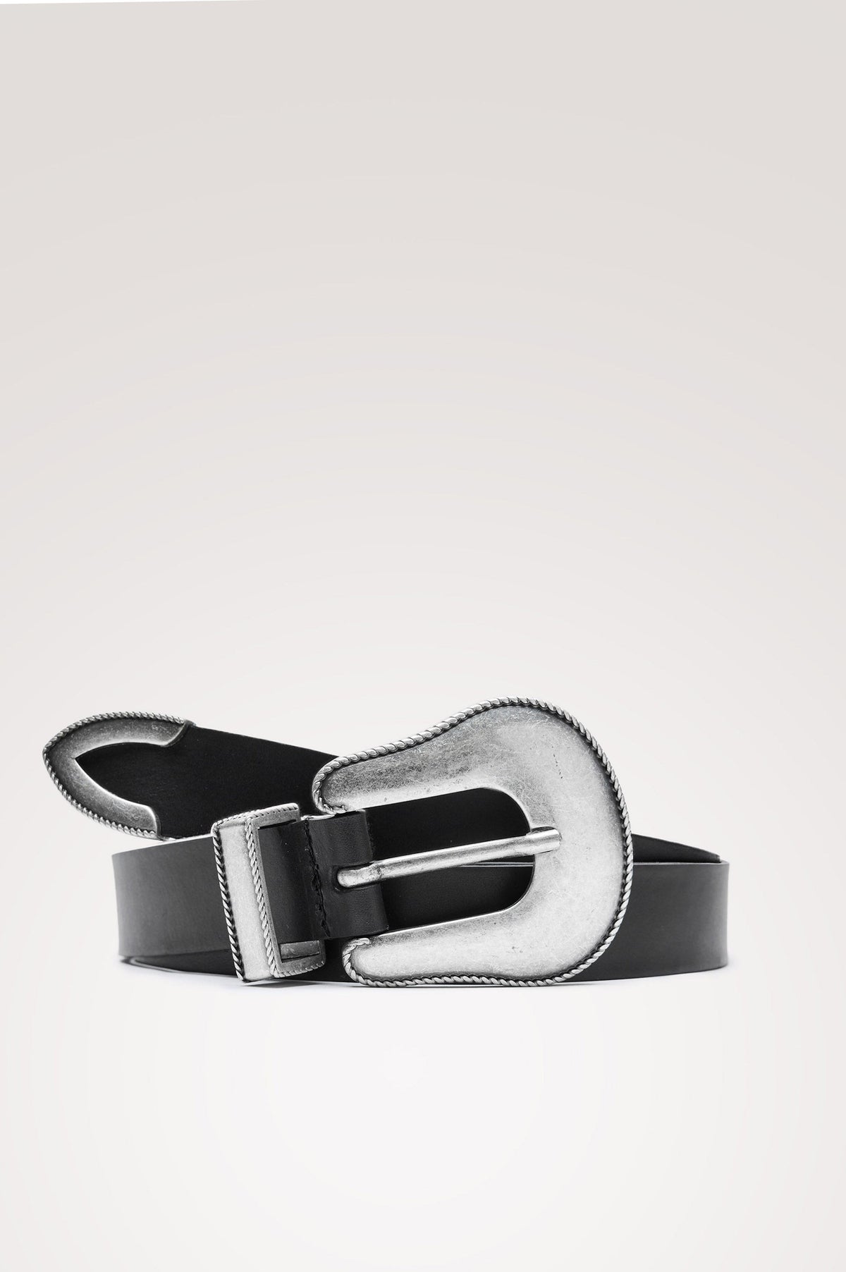 NASHVILLE BELT  - BLACK SILVER