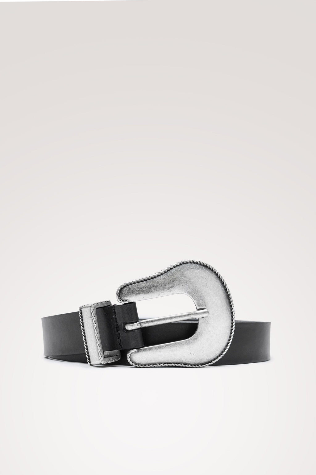 NASHVILLE BELT  - BLACK SILVER