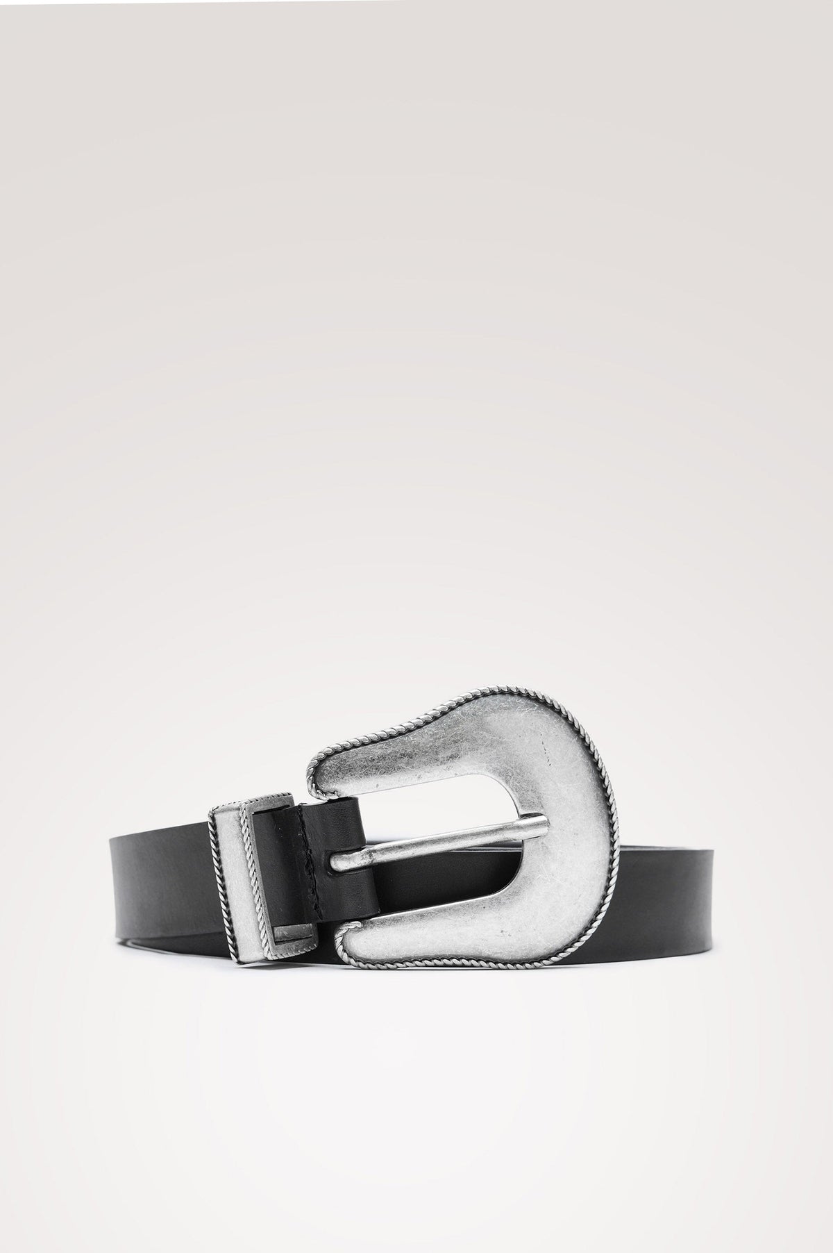 NASHVILLE BELT  - BLACK SILVER