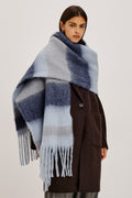 OSLO SCARF - SKY INDIGO STRIPE