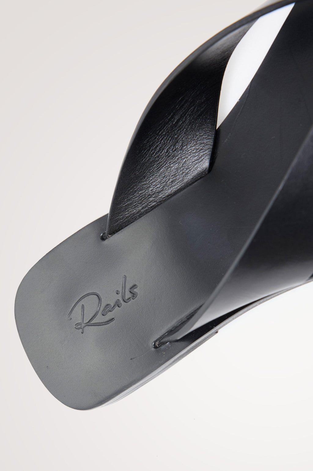 PORTO SANDAL - BLACK LEATHER