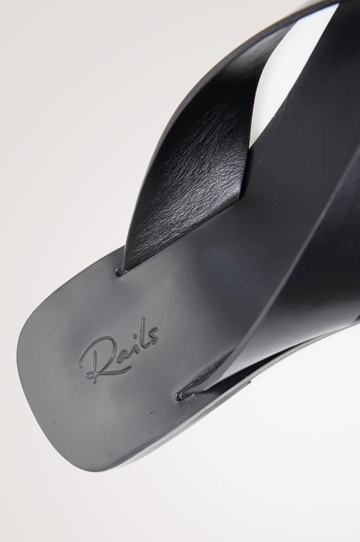 PORTO SANDAL - BLACK LEATHER