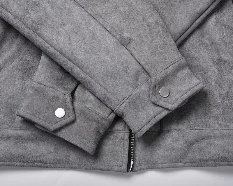 Chaqueta sobrecamisa de ante Noah