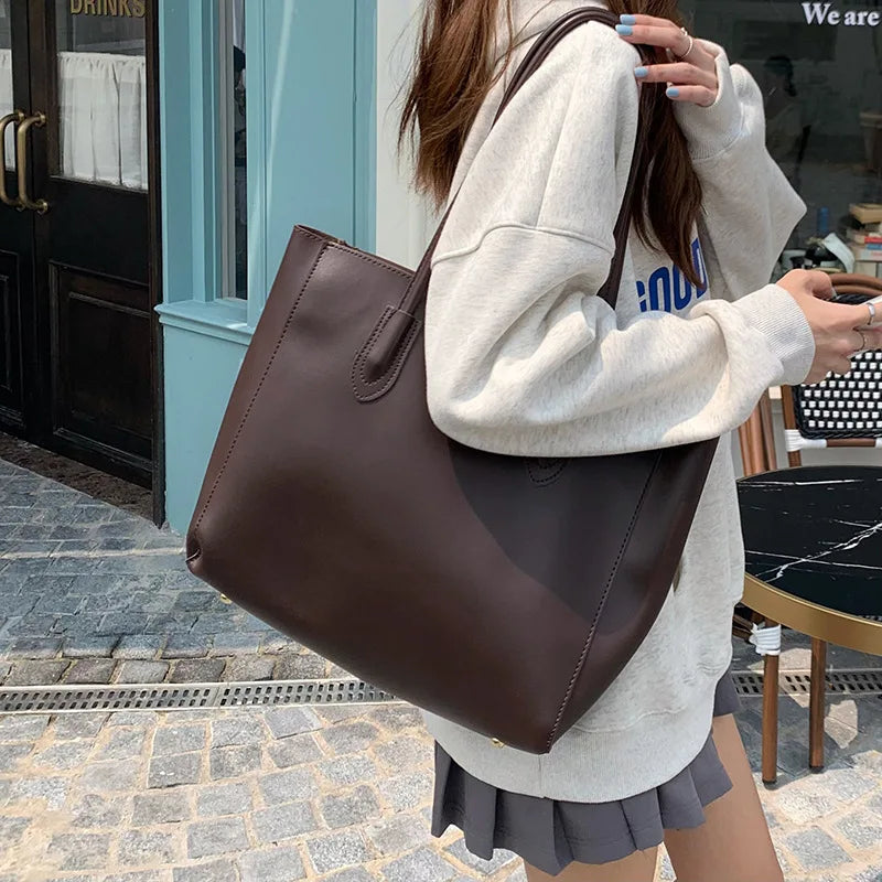 Vintage Large Capacity Tote Bag