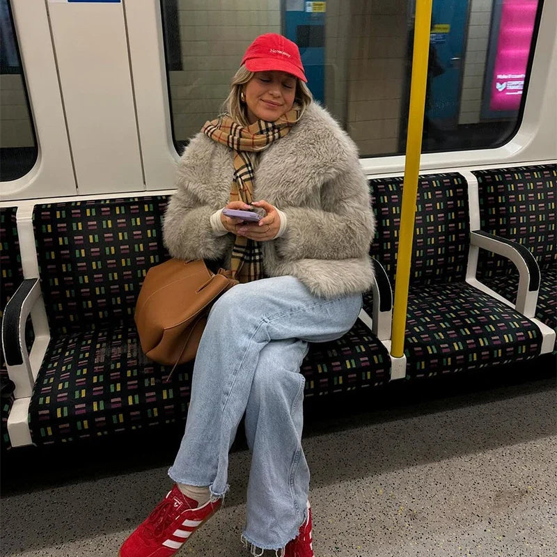 Fluffy Fur Coat
