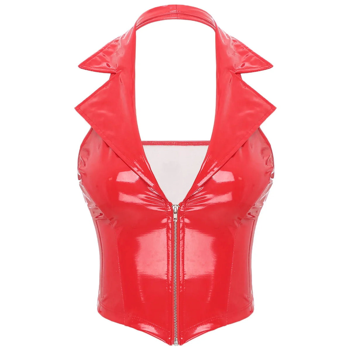 Latex Crop Top