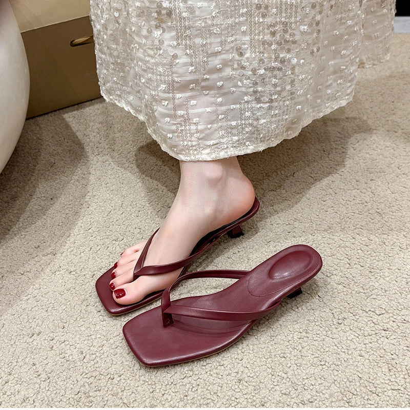 Luna Kitten Heel Sandals