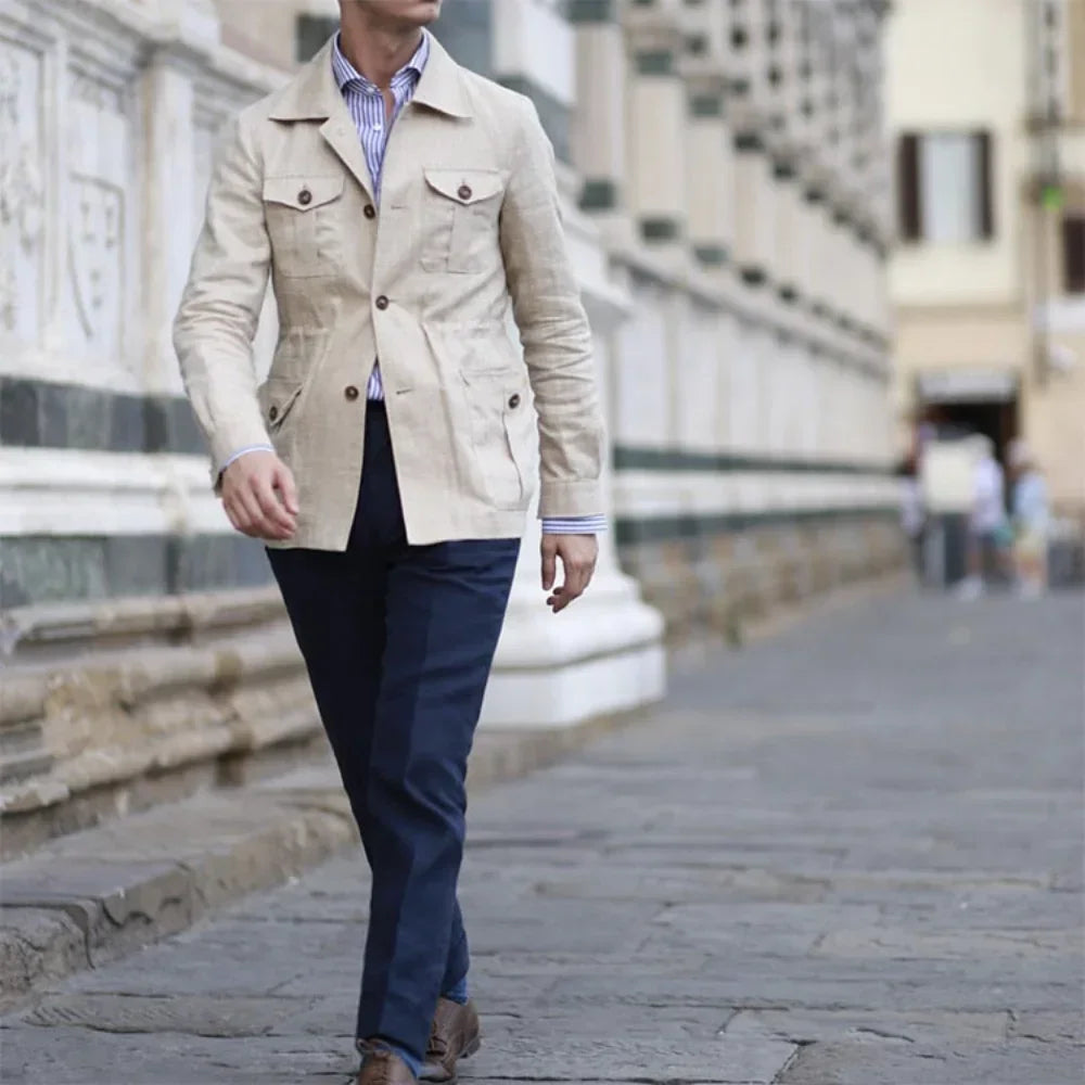 Sergio Safari Linen Jacket
