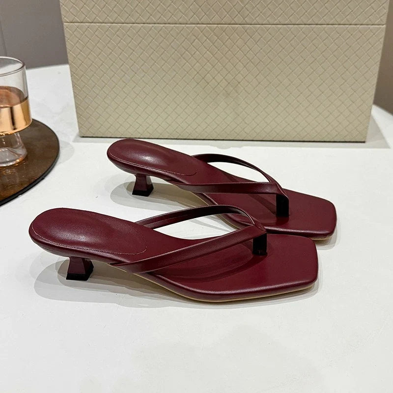 Luna Kitten Heel Sandals