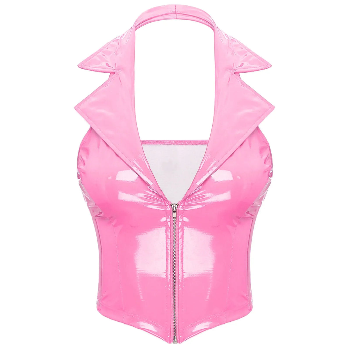 Latex Crop Top