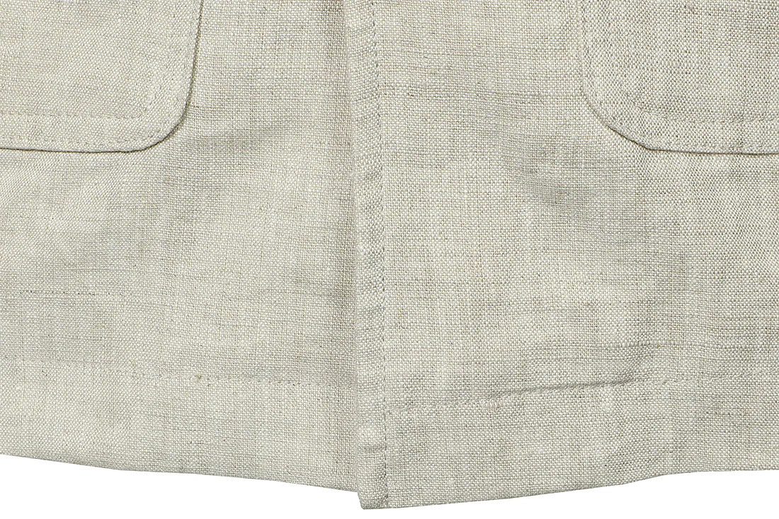 Chaqueta tipo safari de lino Oliver