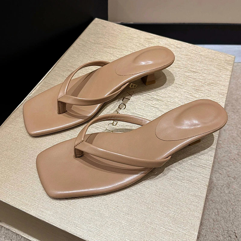 Luna Kitten Heel Sandals