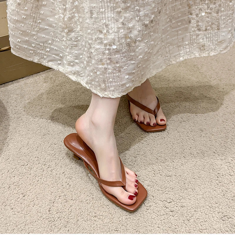 Luna Kitten Heel Sandals