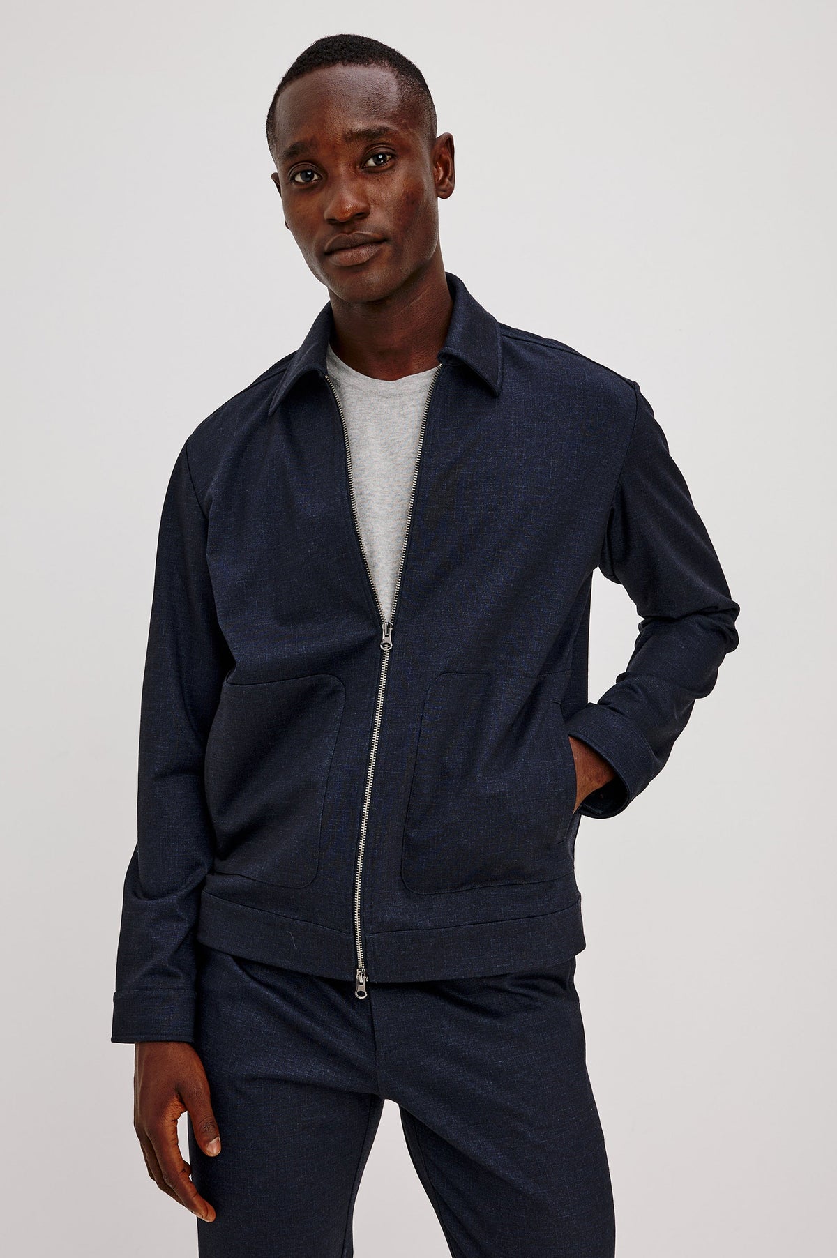 SHAEL JACKET - NAVY