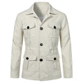 Chaqueta tipo safari de lino Oliver