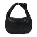 Woven Vegan Leather Bag