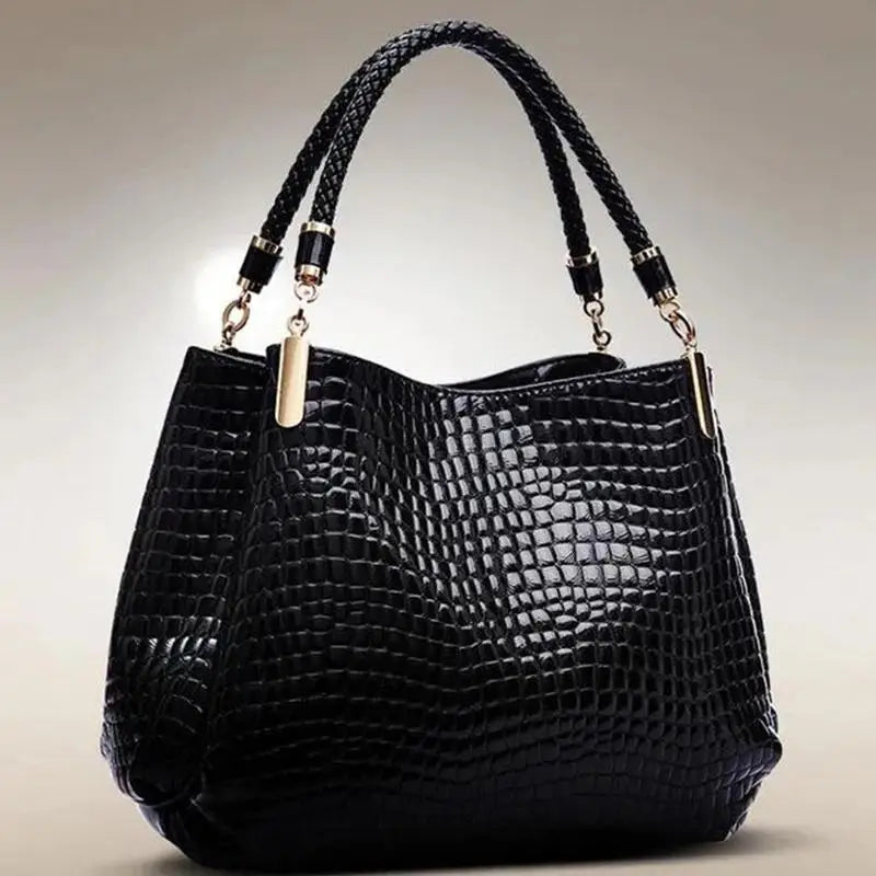 Crocodile Print Tote Bag