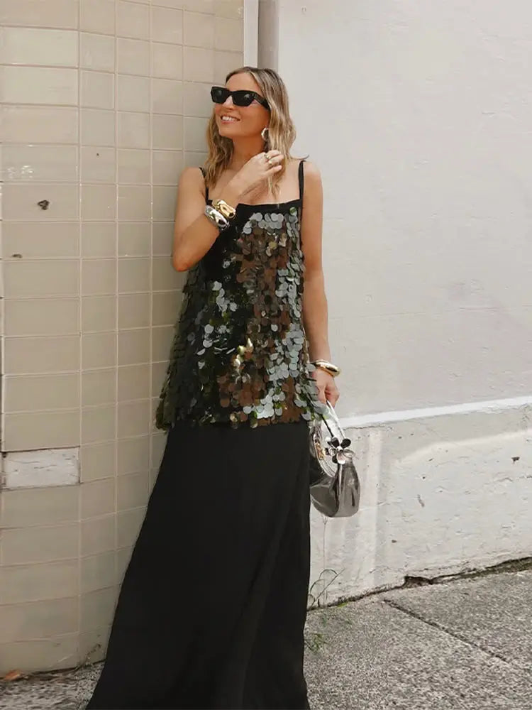 Anna Sequin Dress