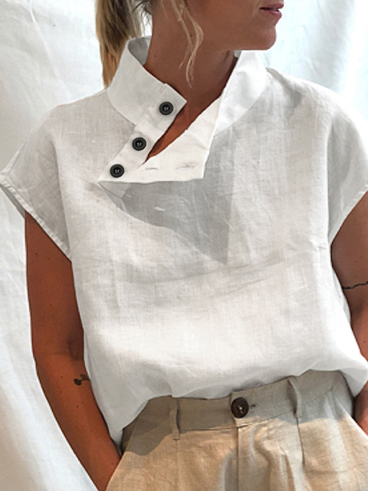 Salmia Cotton Linen Shirts